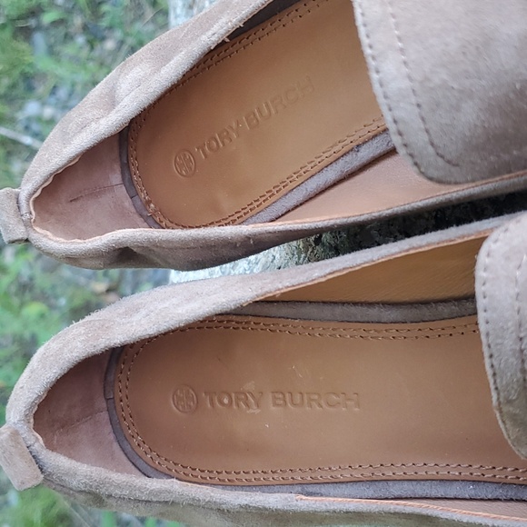 Tory Burch Tan Suede Loafers - Picture 13 of 16